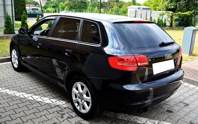 Audi A3 cena 26900 przebieg: 163000, rok produkcji 2008 z Dobrzany małe 191